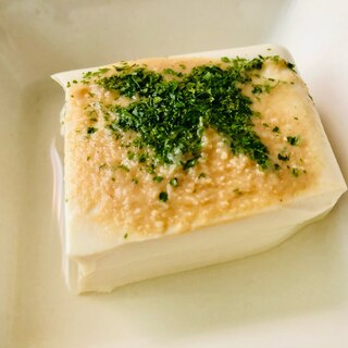 レンジで作る！豆腐の味噌田楽